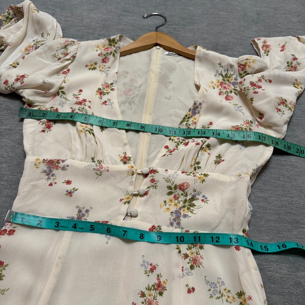 Reformation sz 6 Lorne Dress in Perfume Floral - Picture 8 of 11
